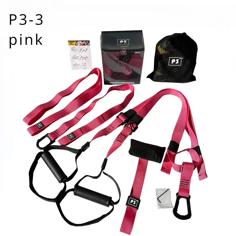 Adjustable Suspension Training Belt Multi-Purpose Strength Workout System