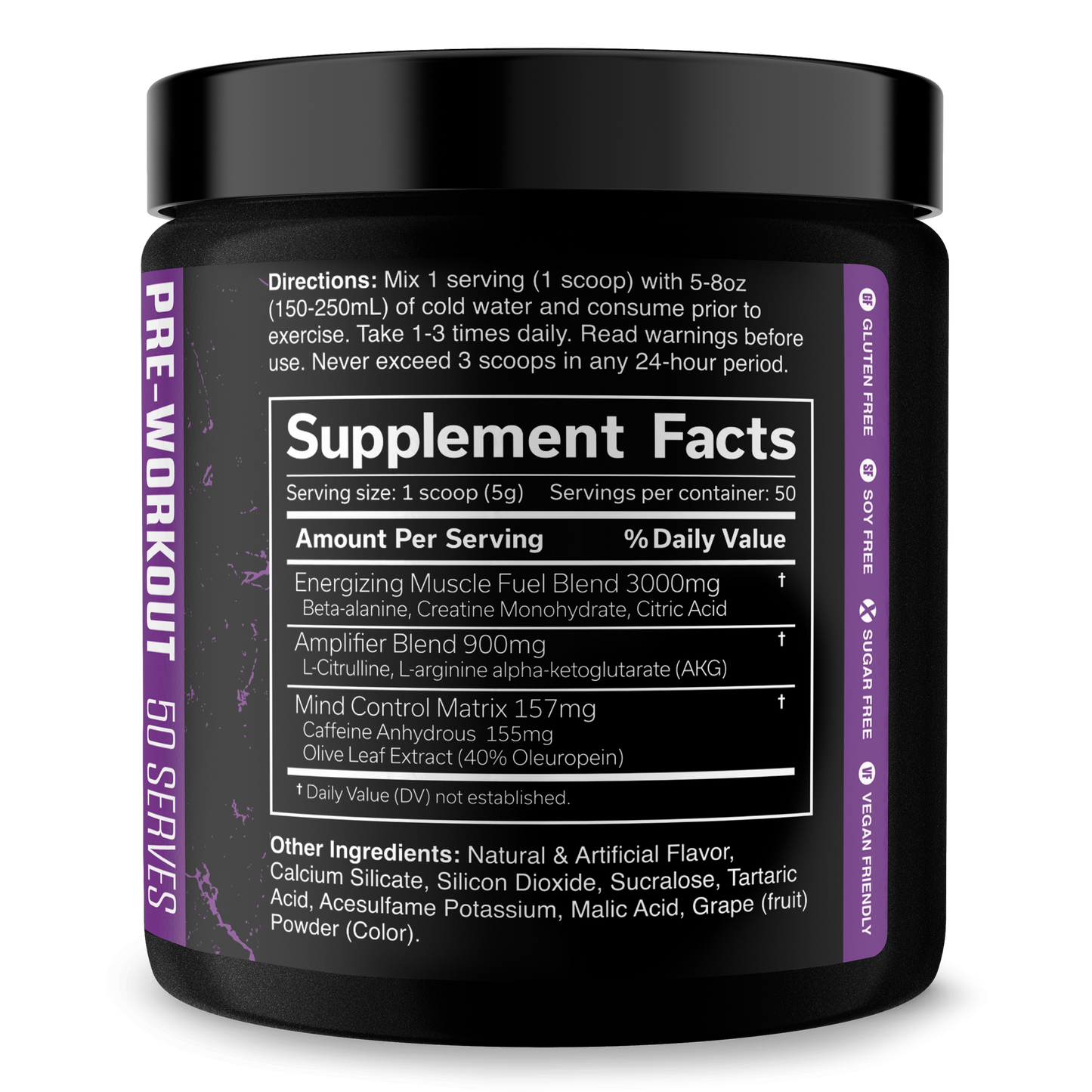 The Curse Pre Workout Energy Focus Strength Performance Booster