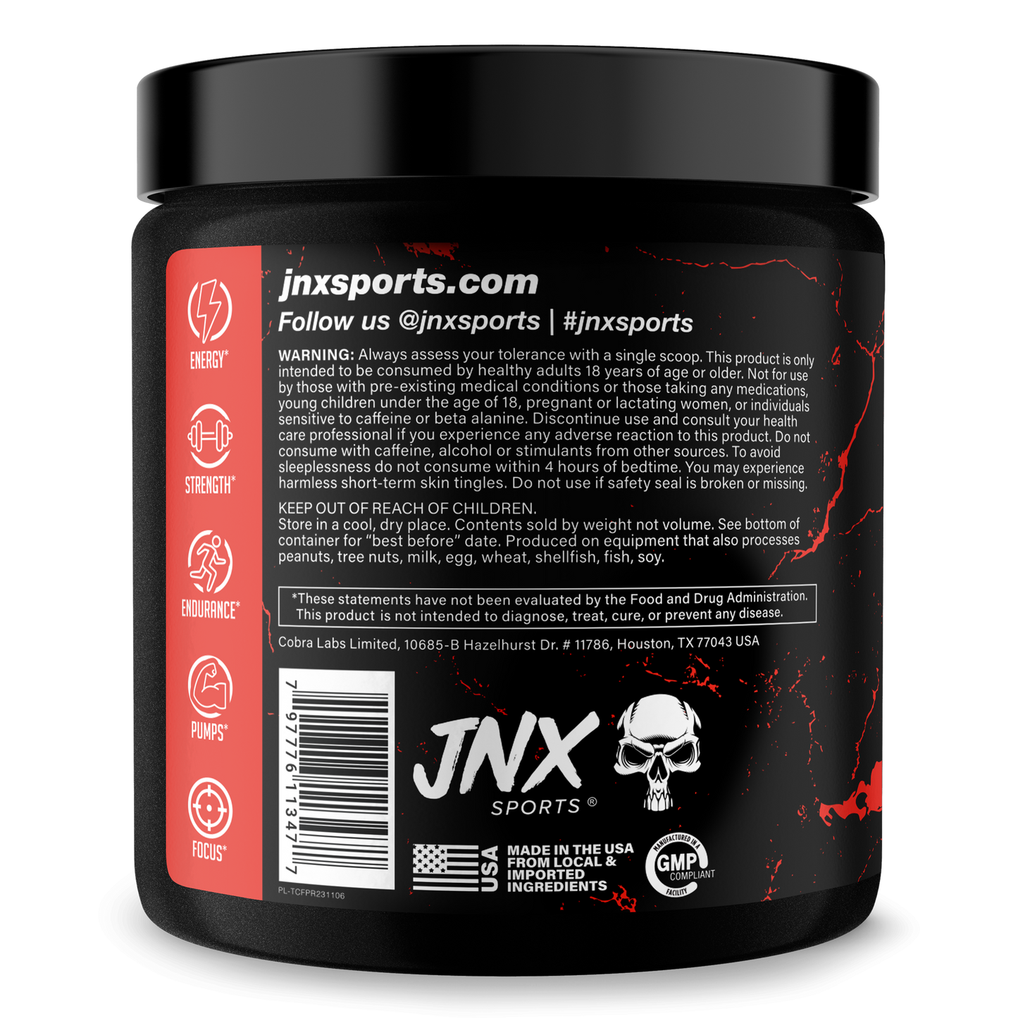 The Curse Pre Workout Energy Focus Strength Performance Booster