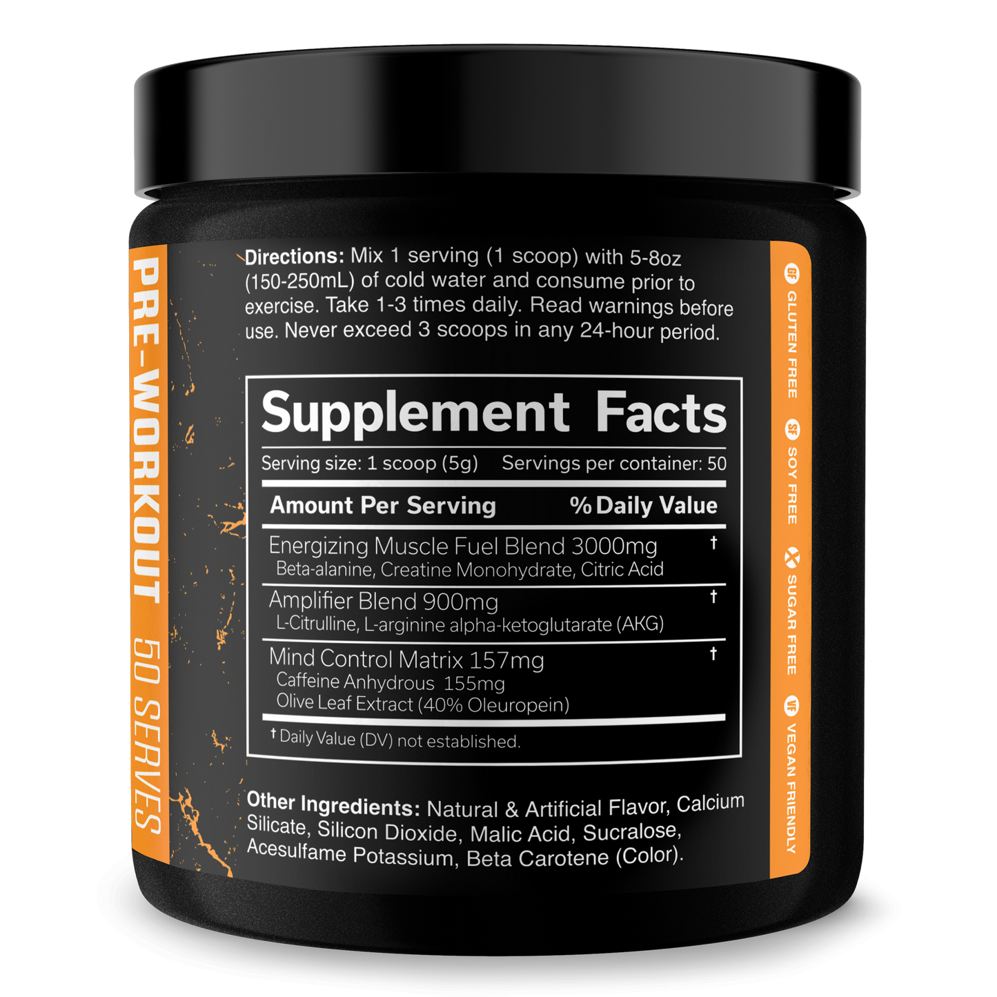 The Curse Pre Workout Energy Focus Strength Performance Booster