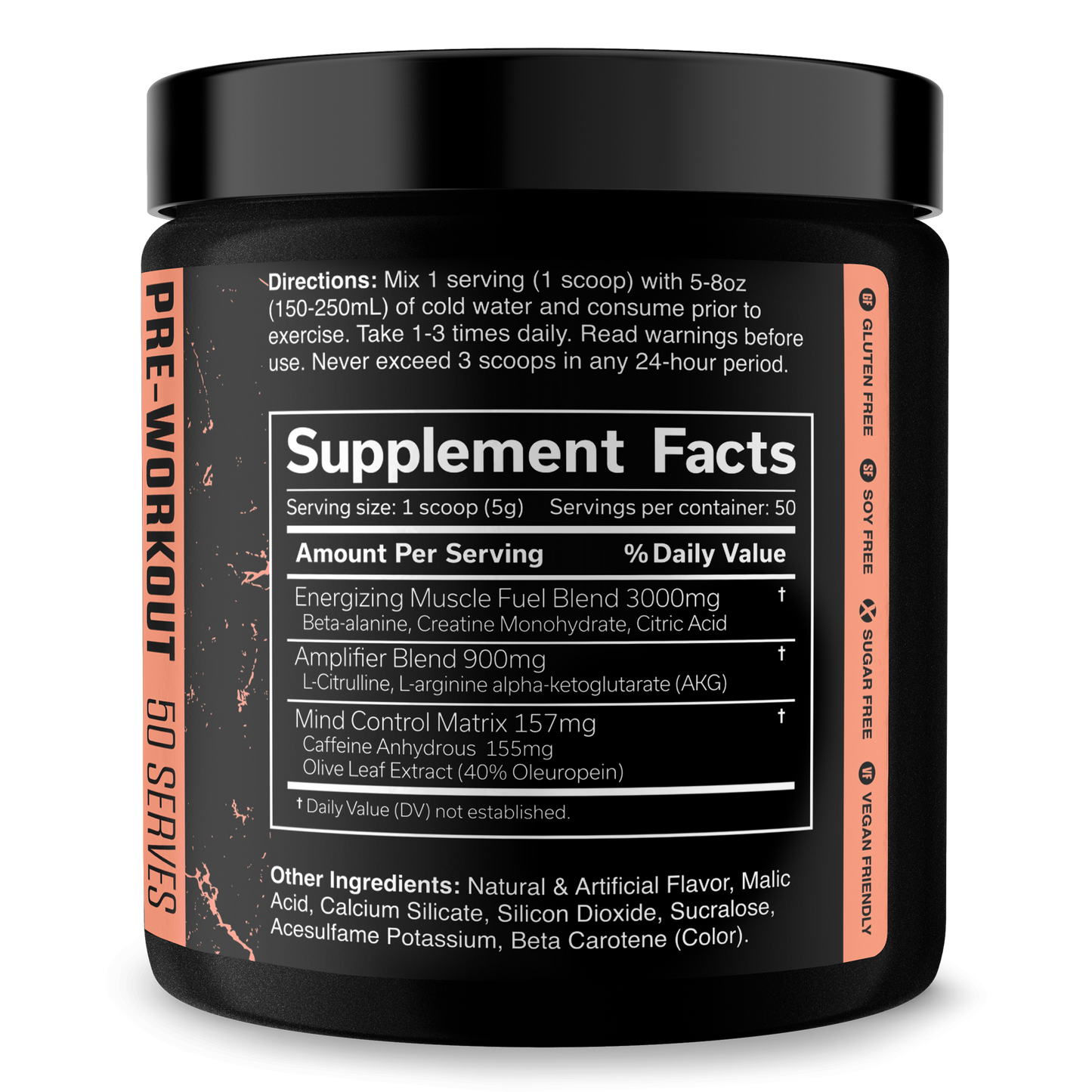 The Curse Pre Workout Energy Focus Strength Performance Booster