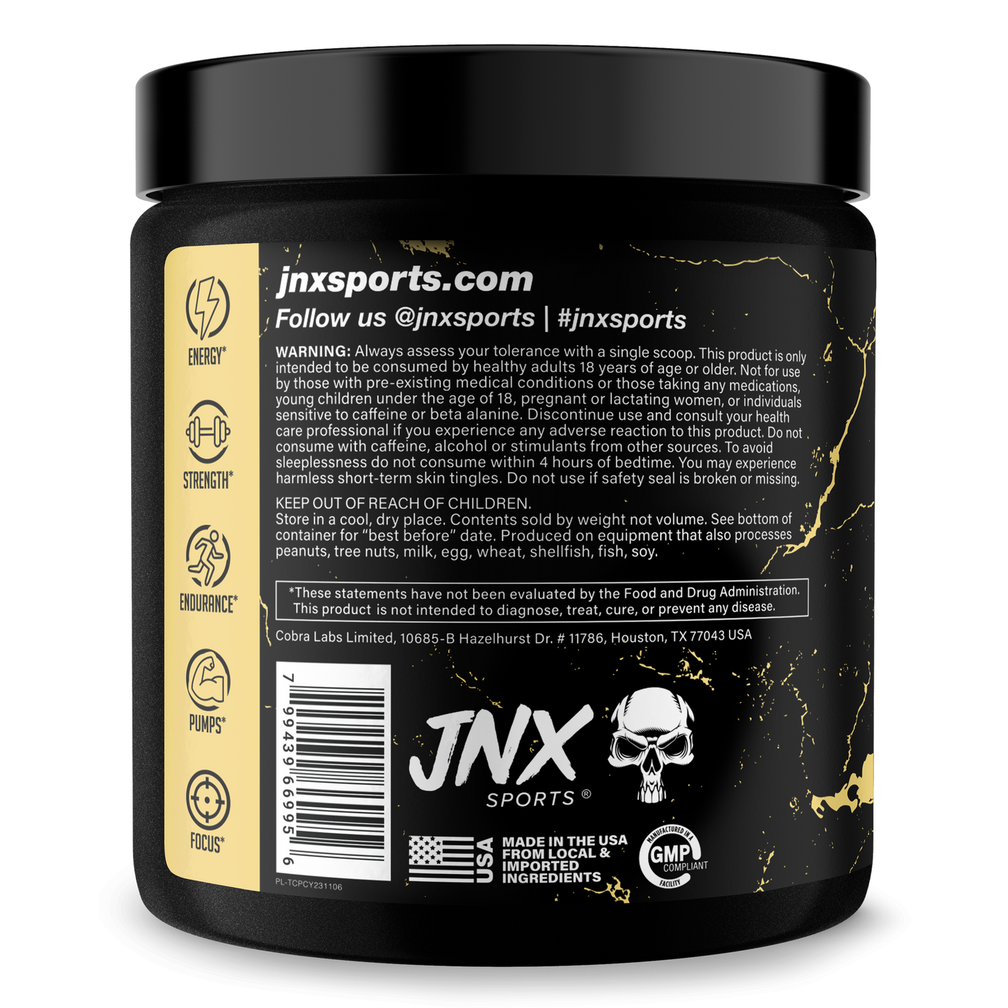 The Curse Pre Workout Energy Focus Strength Performance Booster