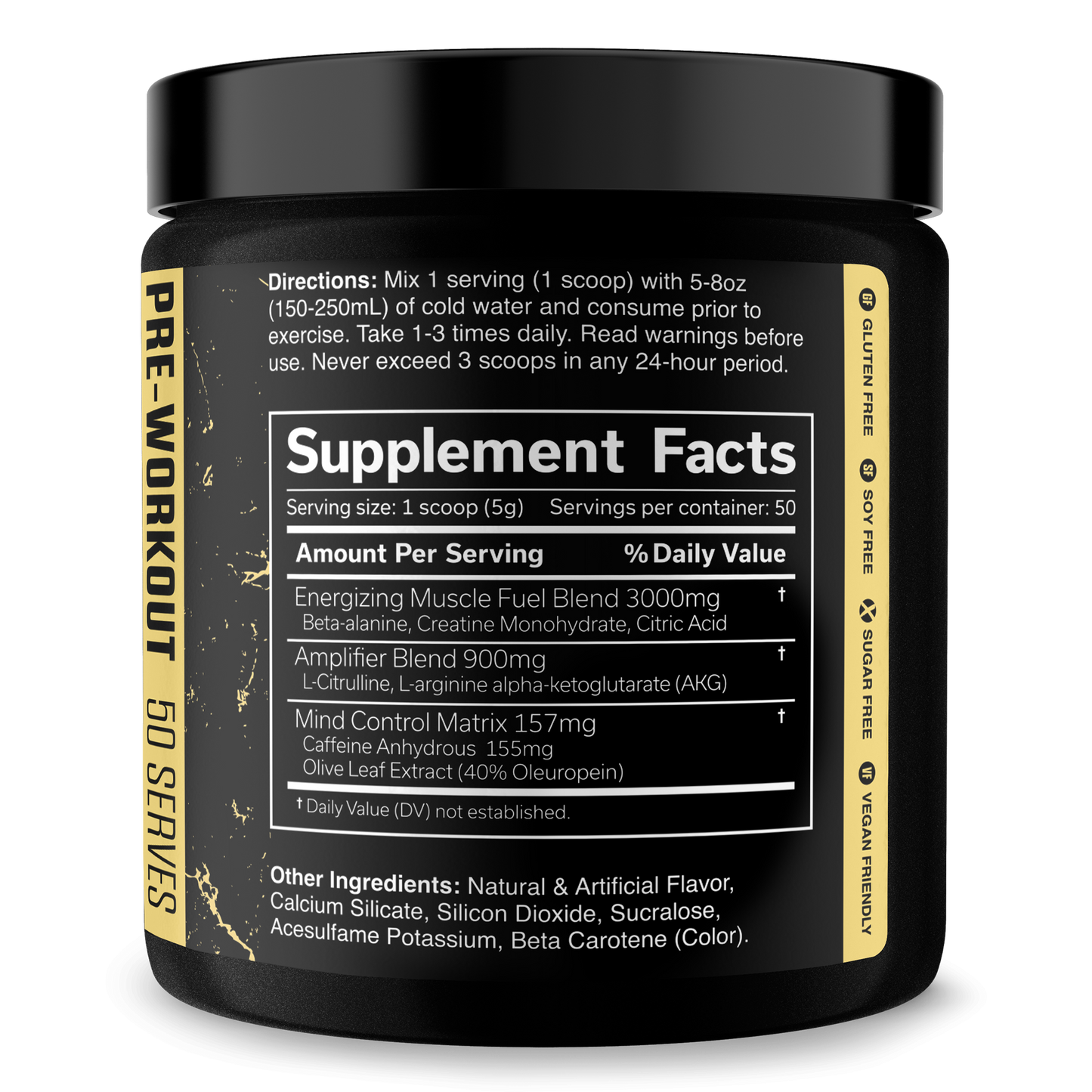 The Curse Pre Workout Energy Focus Strength Performance Booster