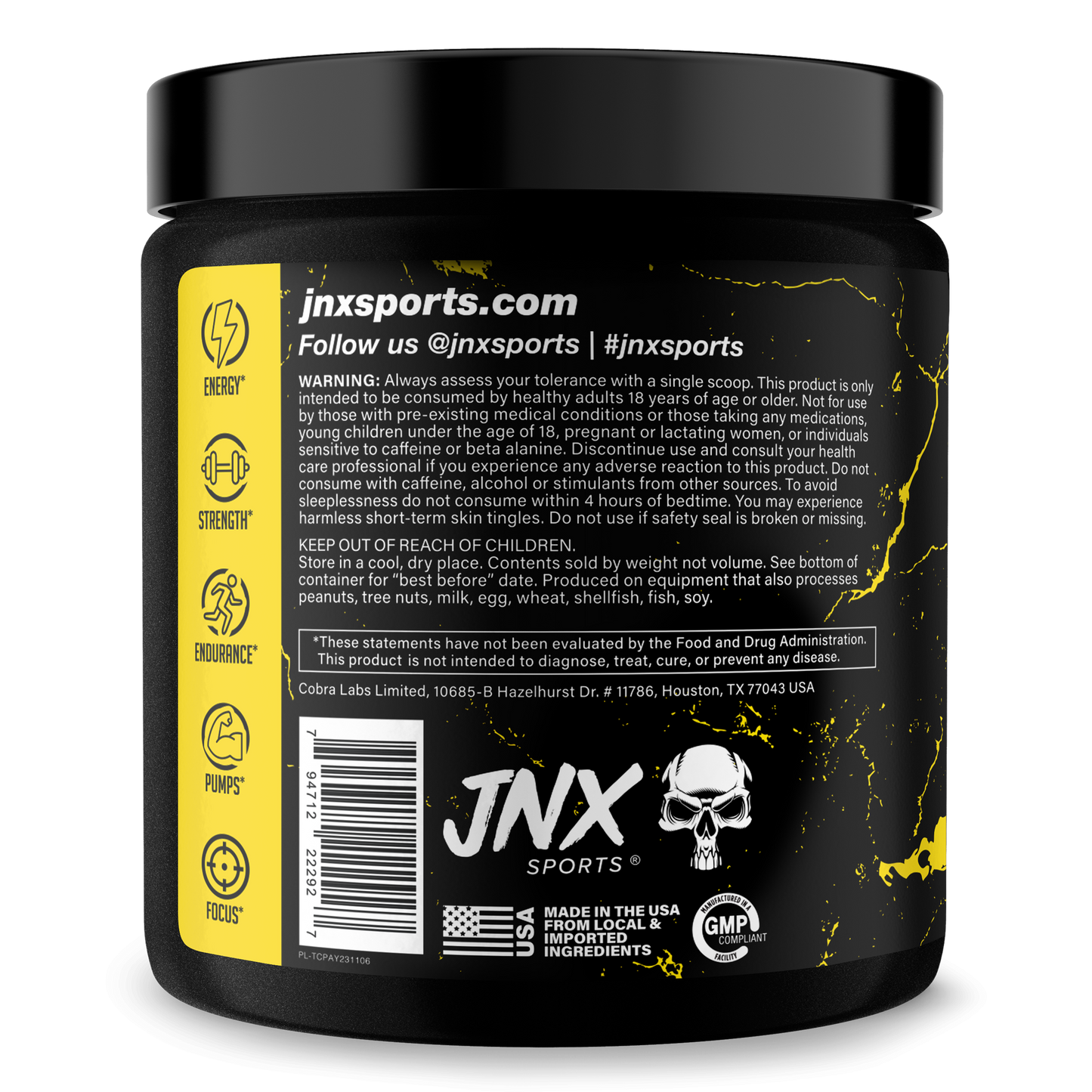 The Curse Pre Workout Energy Focus Strength Performance Booster