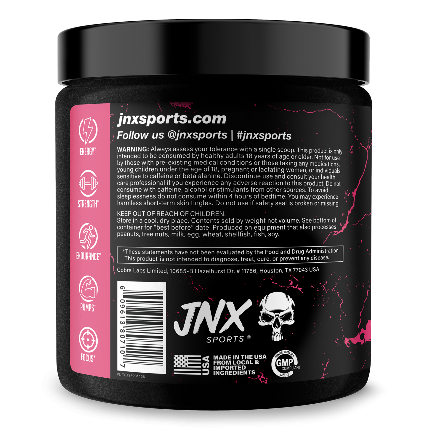 The Curse Pre Workout Energy Focus Strength Performance Booster
