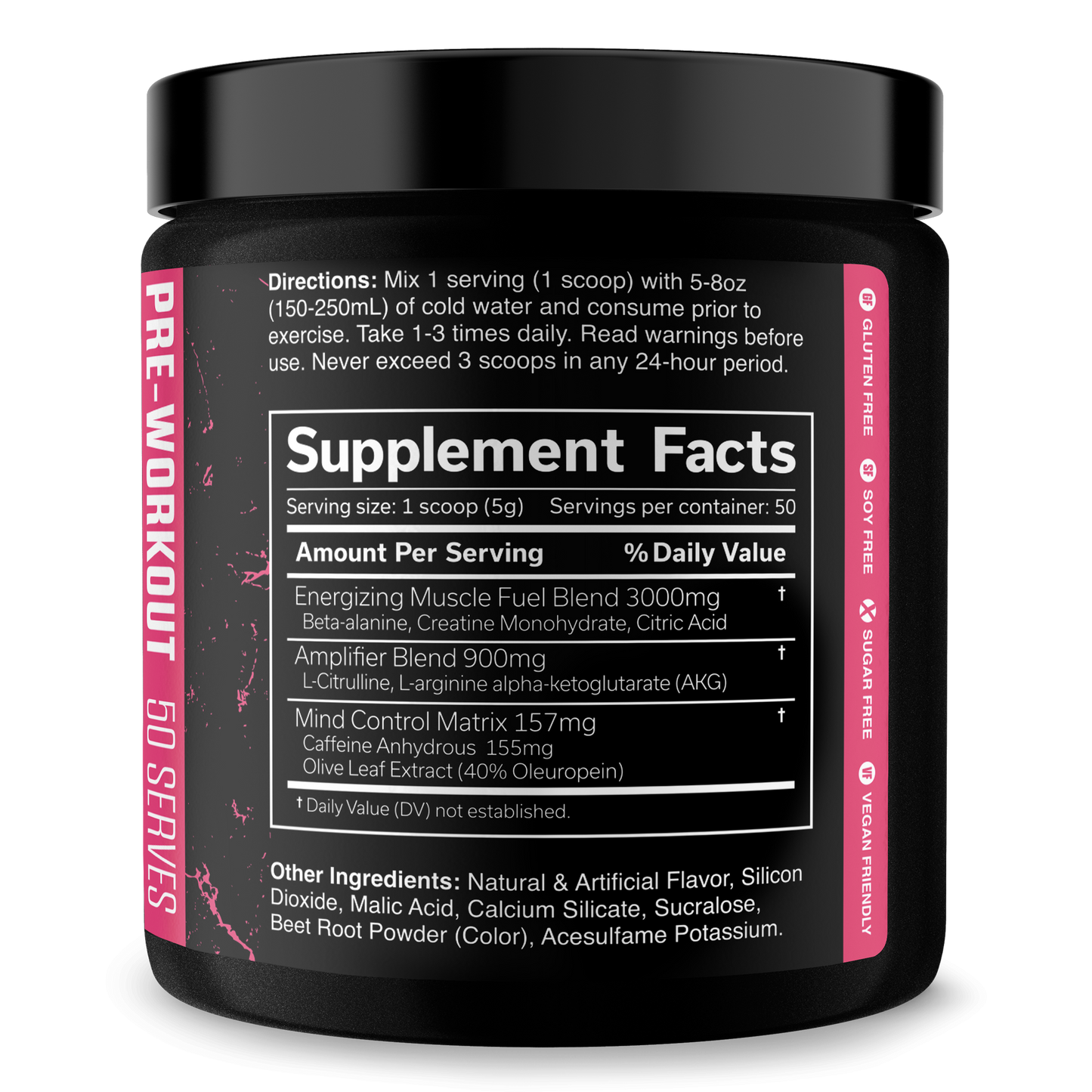 The Curse Pre Workout Energy Focus Strength Performance Booster