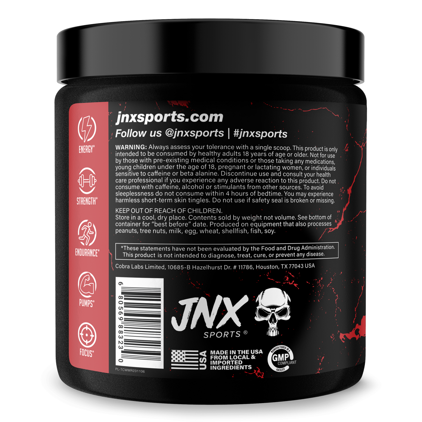 The Curse Pre Workout Energy Focus Strength Performance Booster
