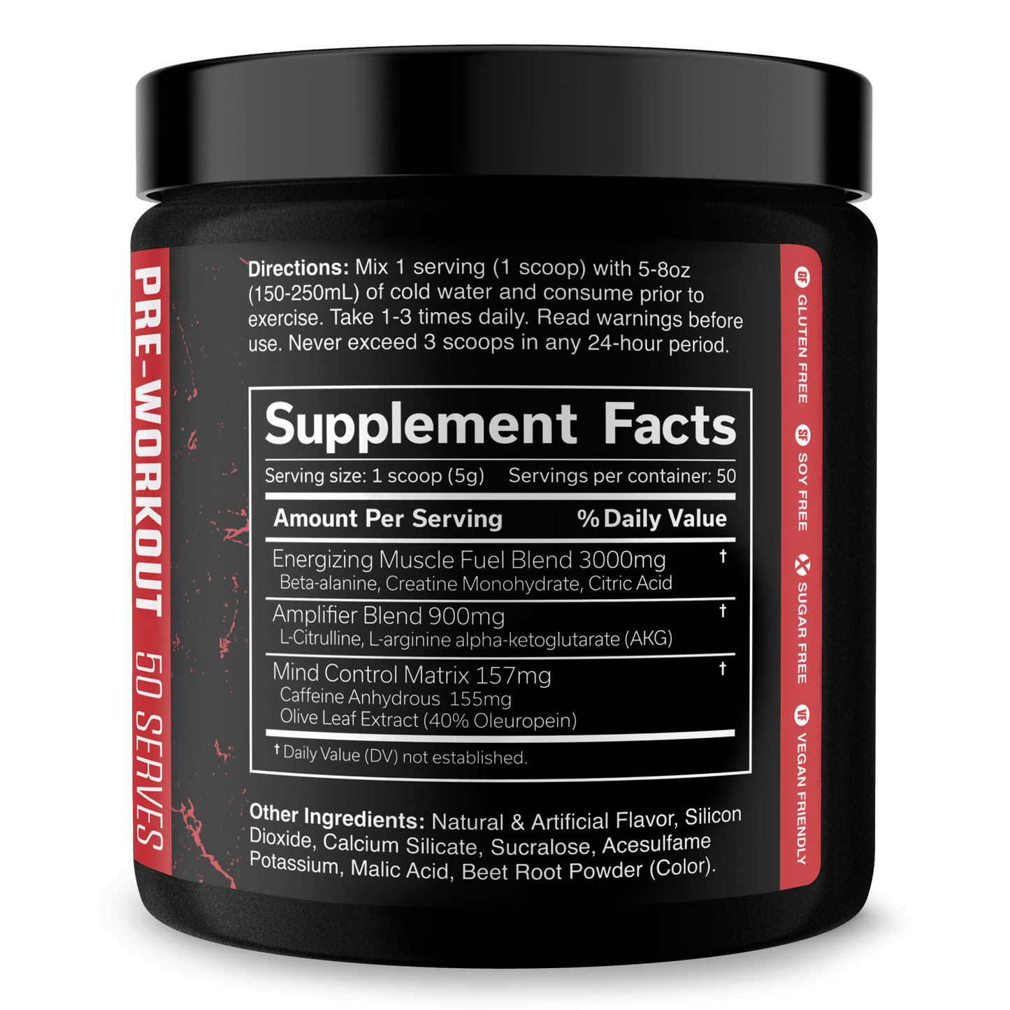 The Curse Pre Workout Energy Focus Strength Performance Booster