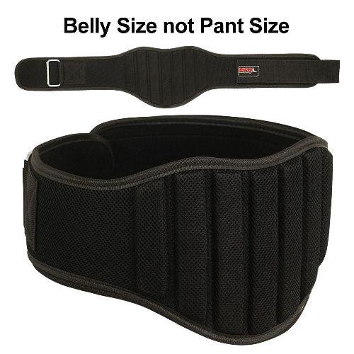 Weight Lifting Gym Belt 8 Inch Lumbar Back Support All Sizes