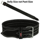 Powerlifting Leather Gym Belt 4 Inch 10mm Unisex Support