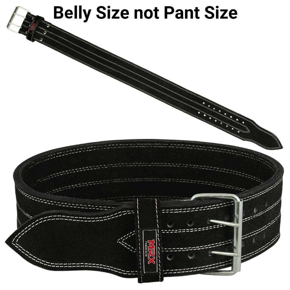 Powerlifting Leather Gym Belt 4 Inch 10mm Unisex Support