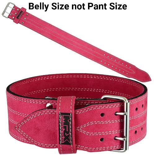 Powerlifting Leather Gym Belt 4 Inch 10mm Unisex Support