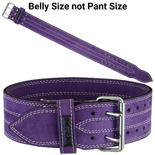 Powerlifting Leather Gym Belt 4 Inch 10mm Unisex Support