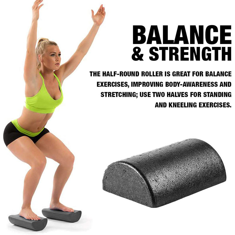 Yoga Foam Roller EPP Semi-Circular Muscle Massage Fitness Tool