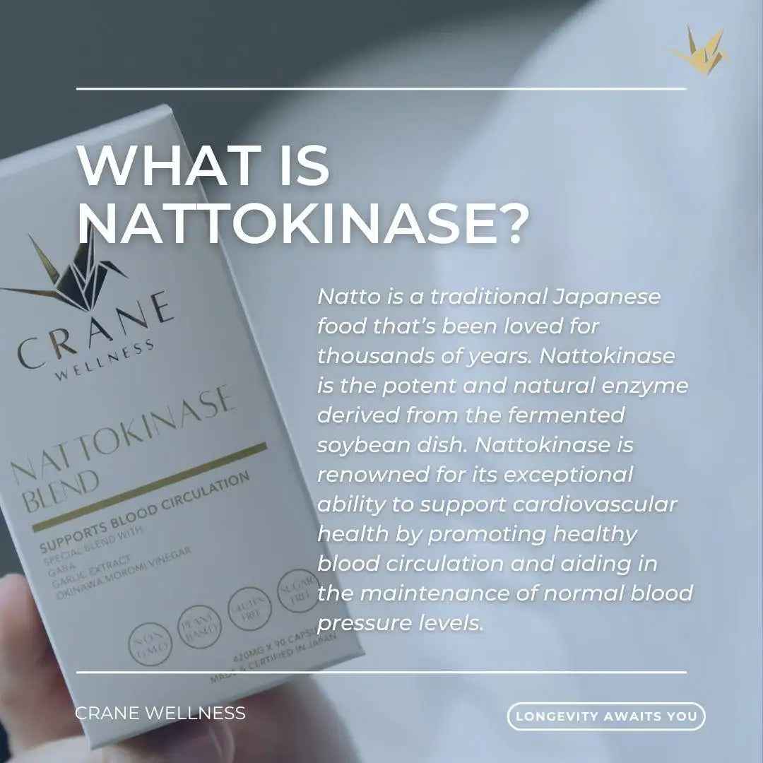 Nattokinase Blend 6000 FU Cardiovascular Support Heart Health Capsules