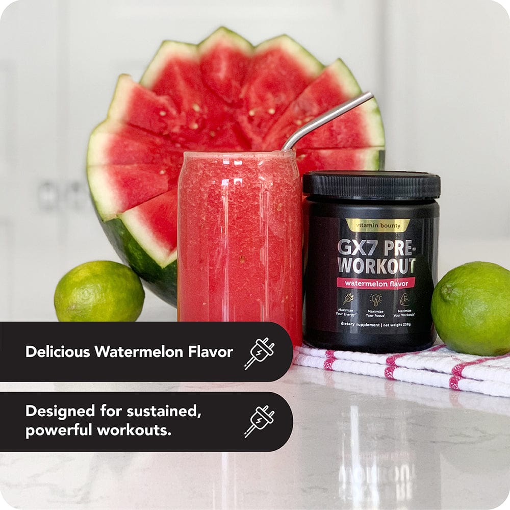 Pre Workout Watermelon Flavor Energy Focus Performance Booster
