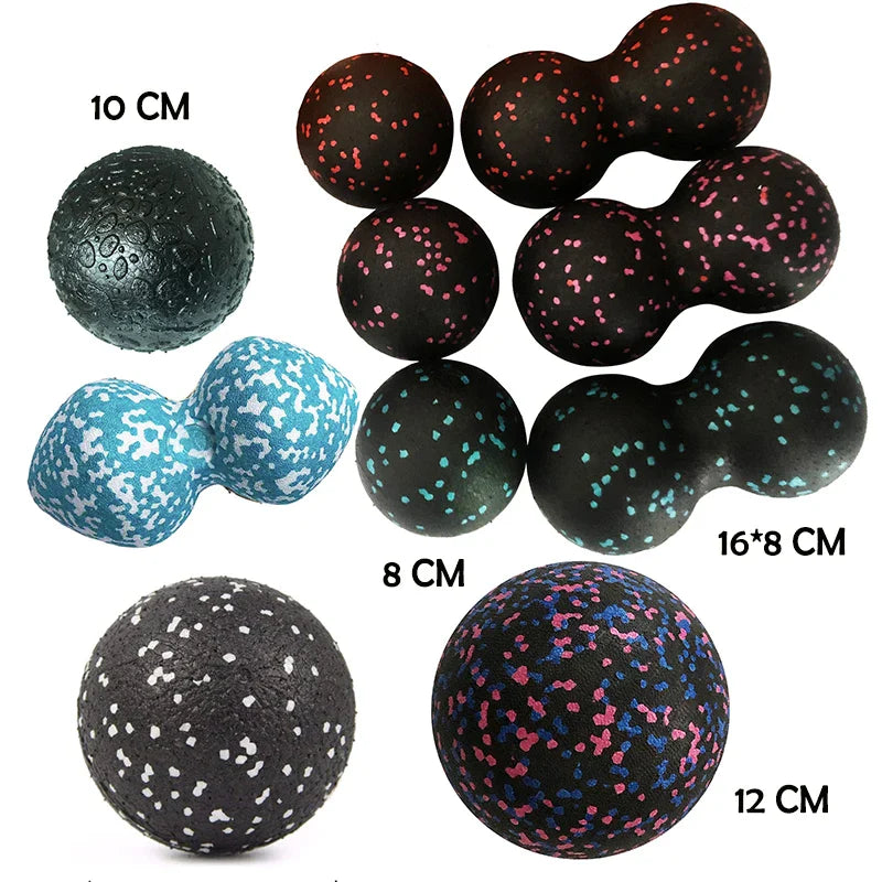 Massage Ball Set Peanut Fascia Trigger Point Therapy Tool