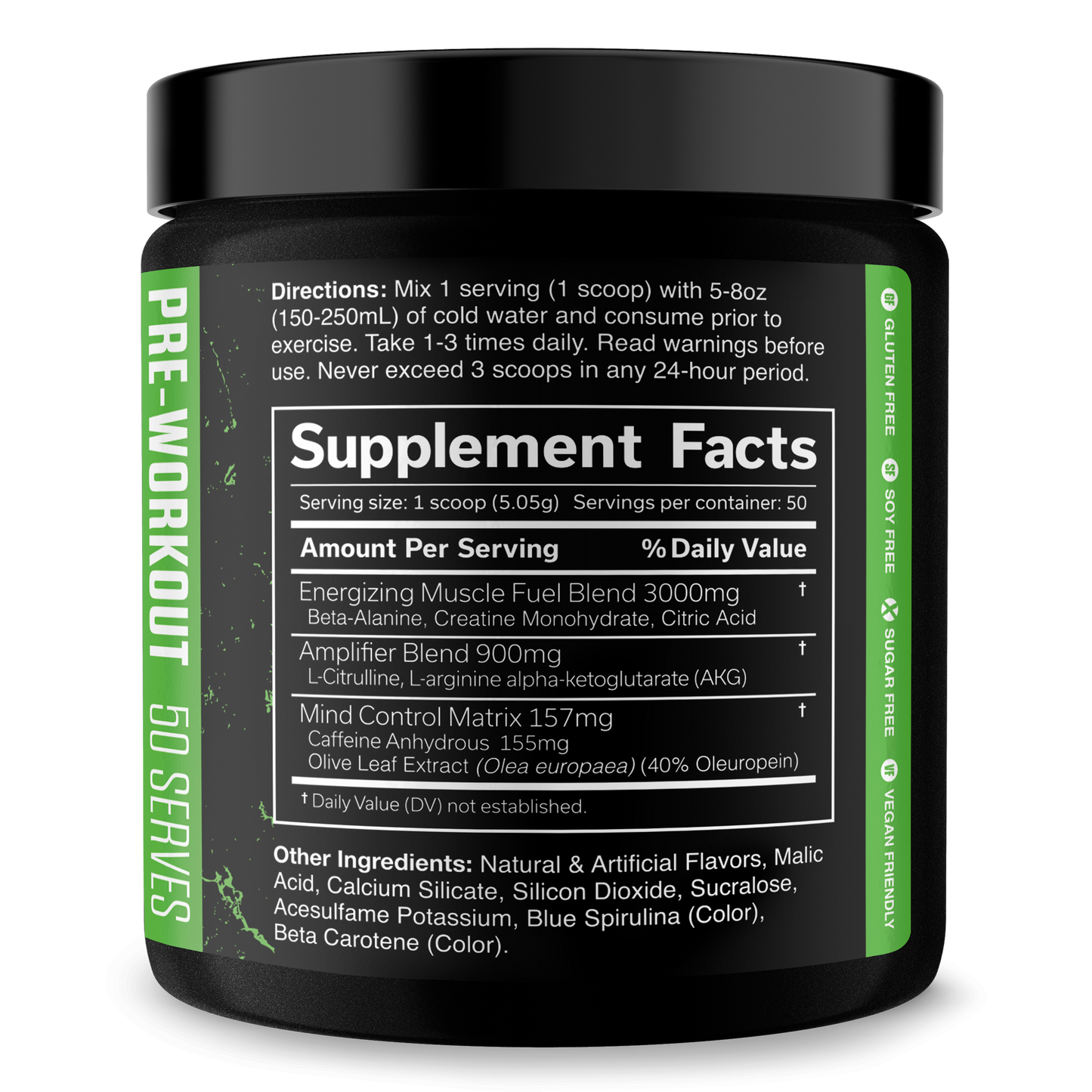 The Curse Pre Workout Energy Focus Strength Performance Booster