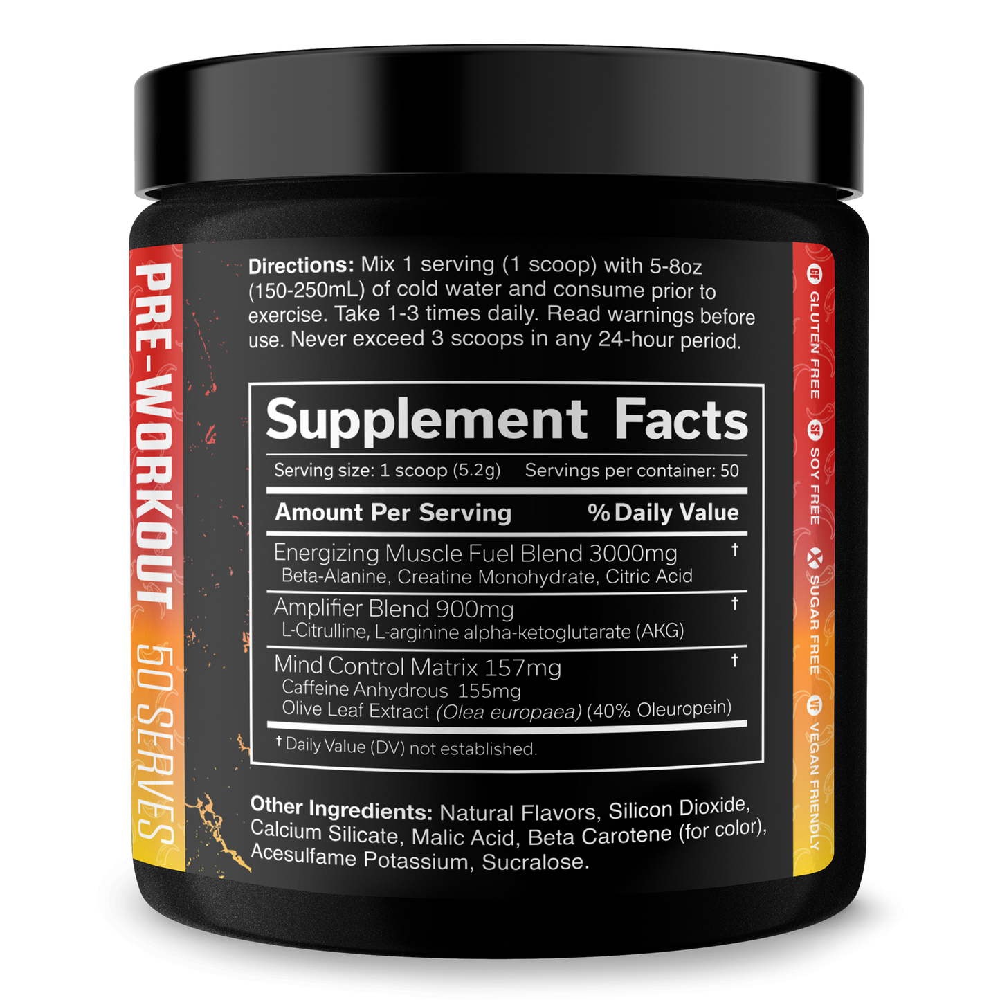 The Curse Pre Workout Energy Focus Strength Performance Booster