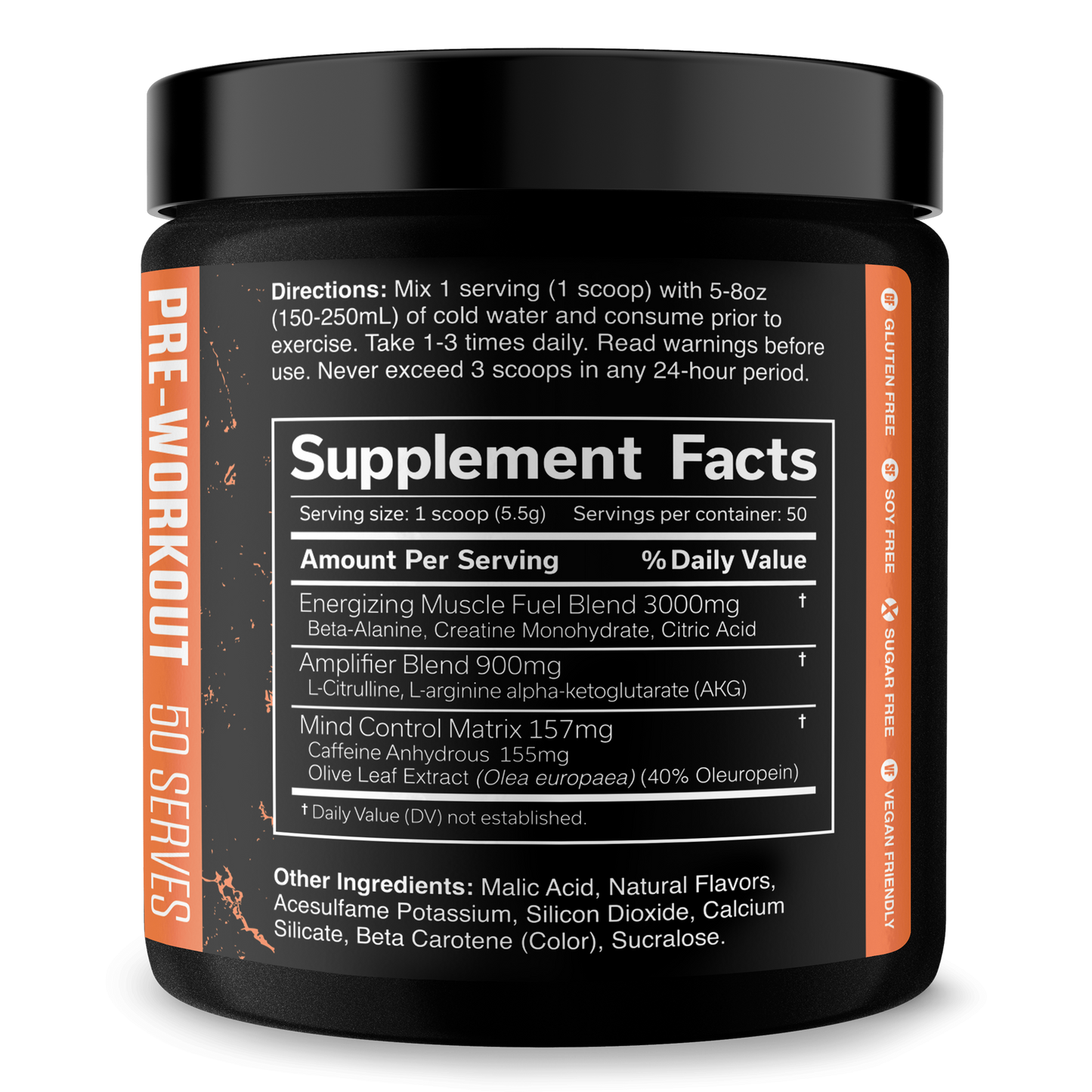 The Curse Pre Workout Energy Focus Strength Performance Booster