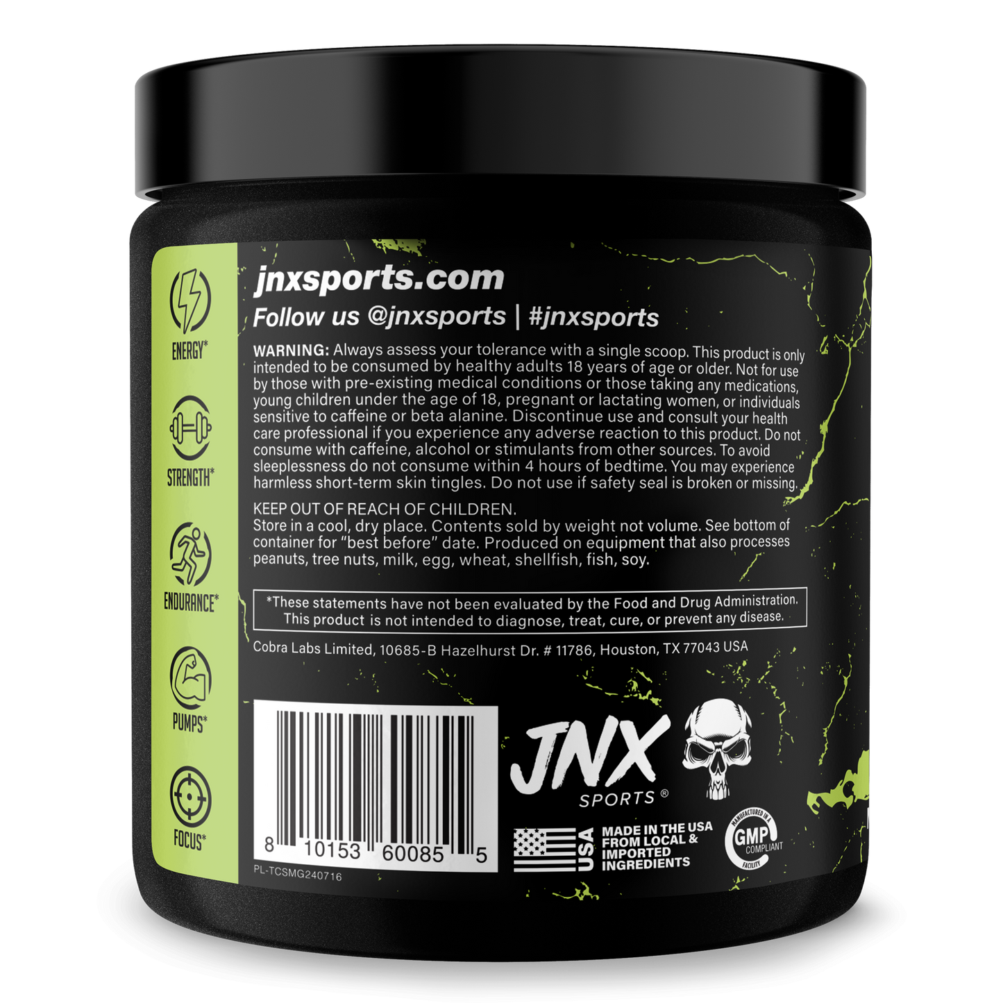 The Curse Pre Workout Energy Focus Strength Performance Booster