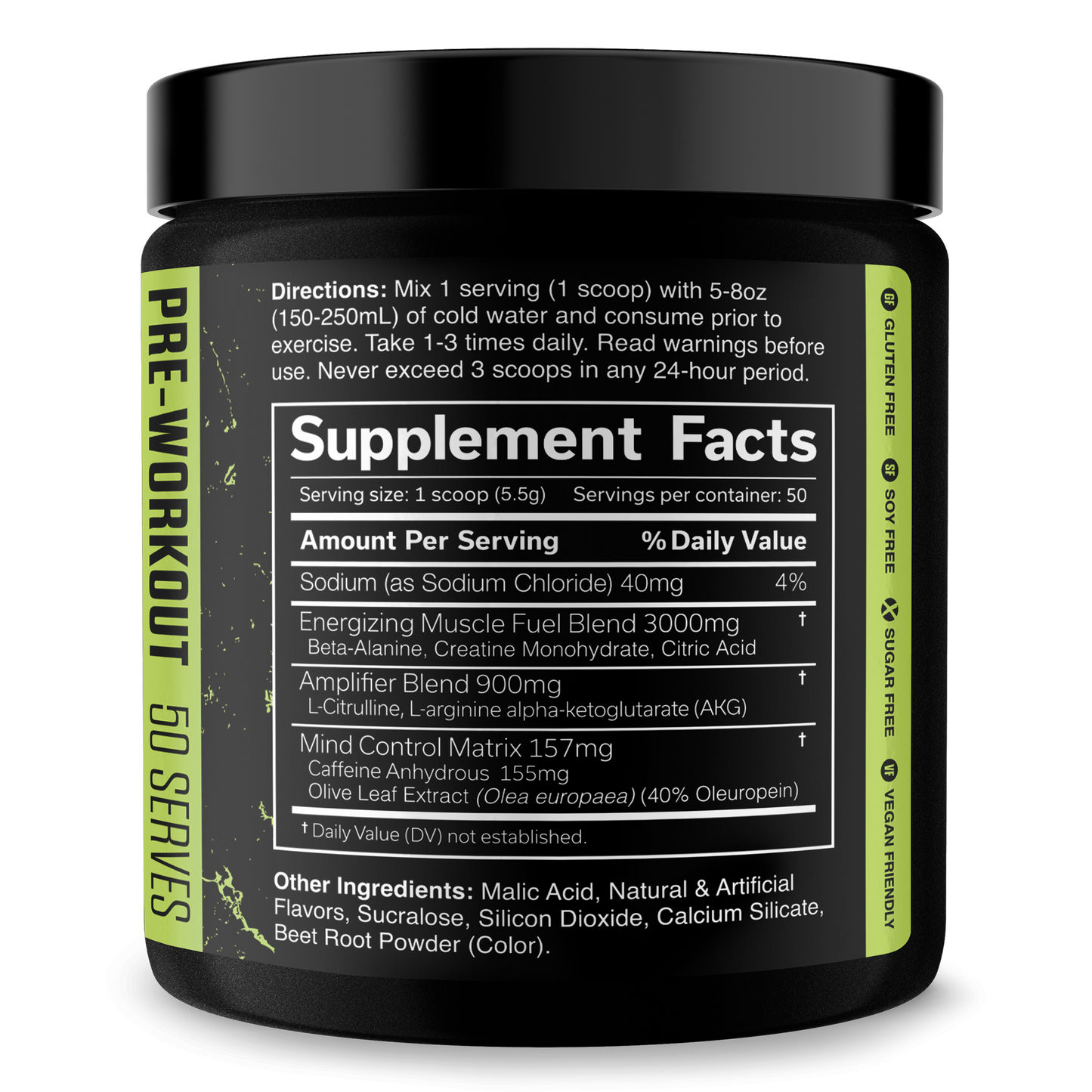 The Curse Pre Workout Energy Focus Strength Performance Booster