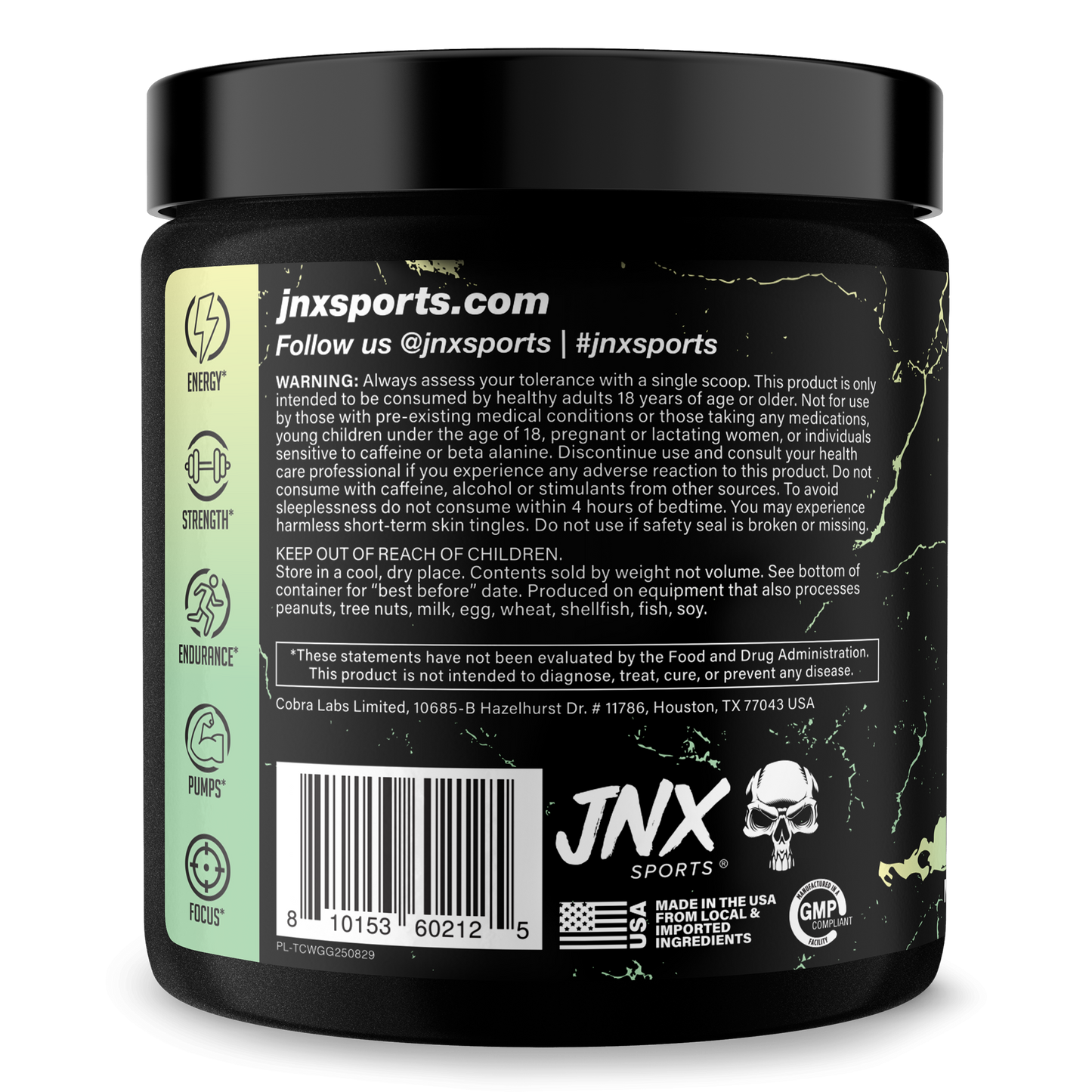 The Curse Pre Workout Energy Focus Strength Performance Booster