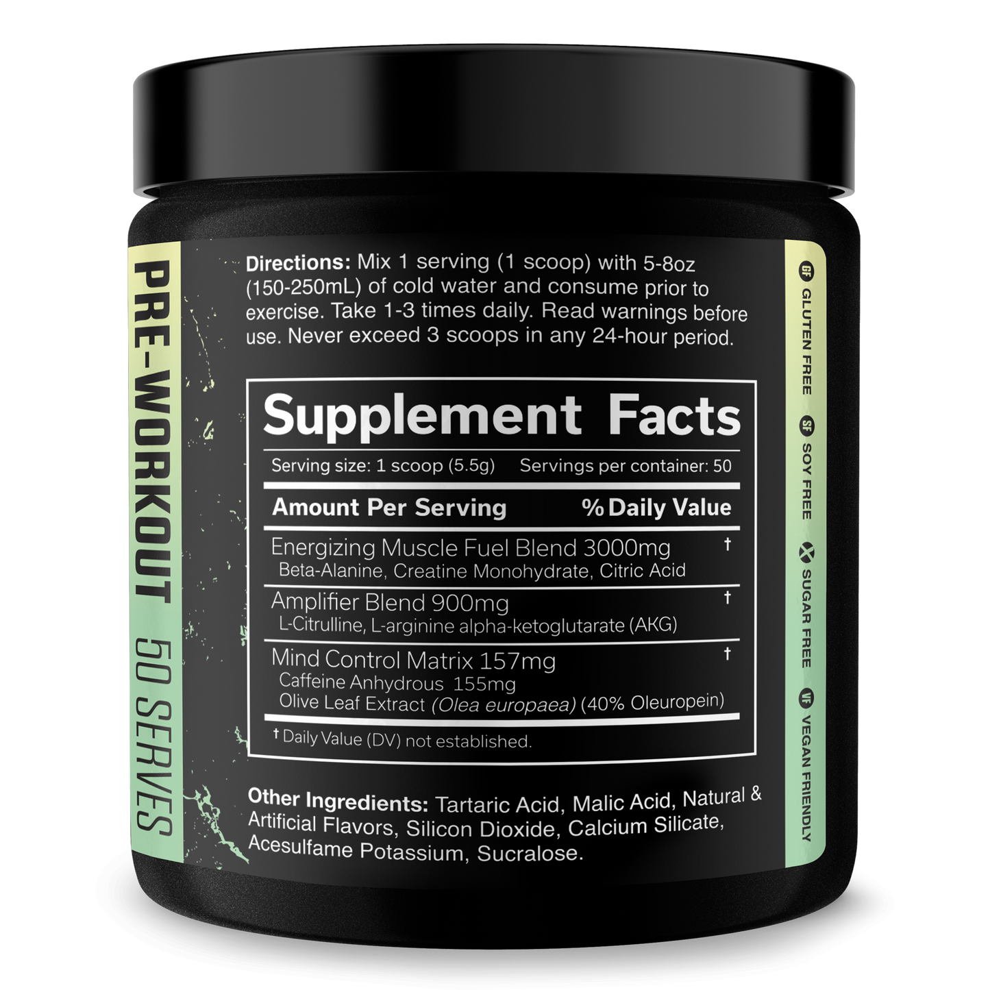 The Curse Pre Workout Energy Focus Strength Performance Booster