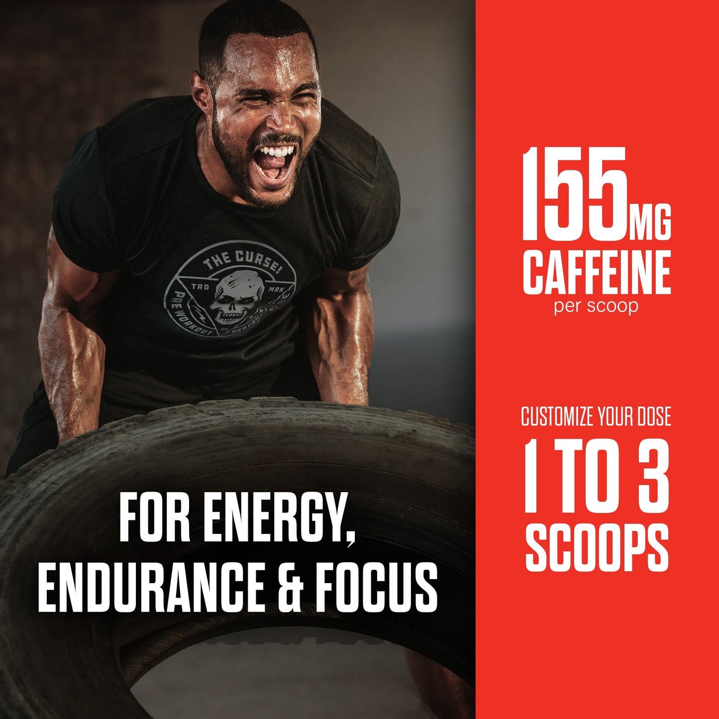 The Curse Pre Workout Energy Focus Strength Performance Booster