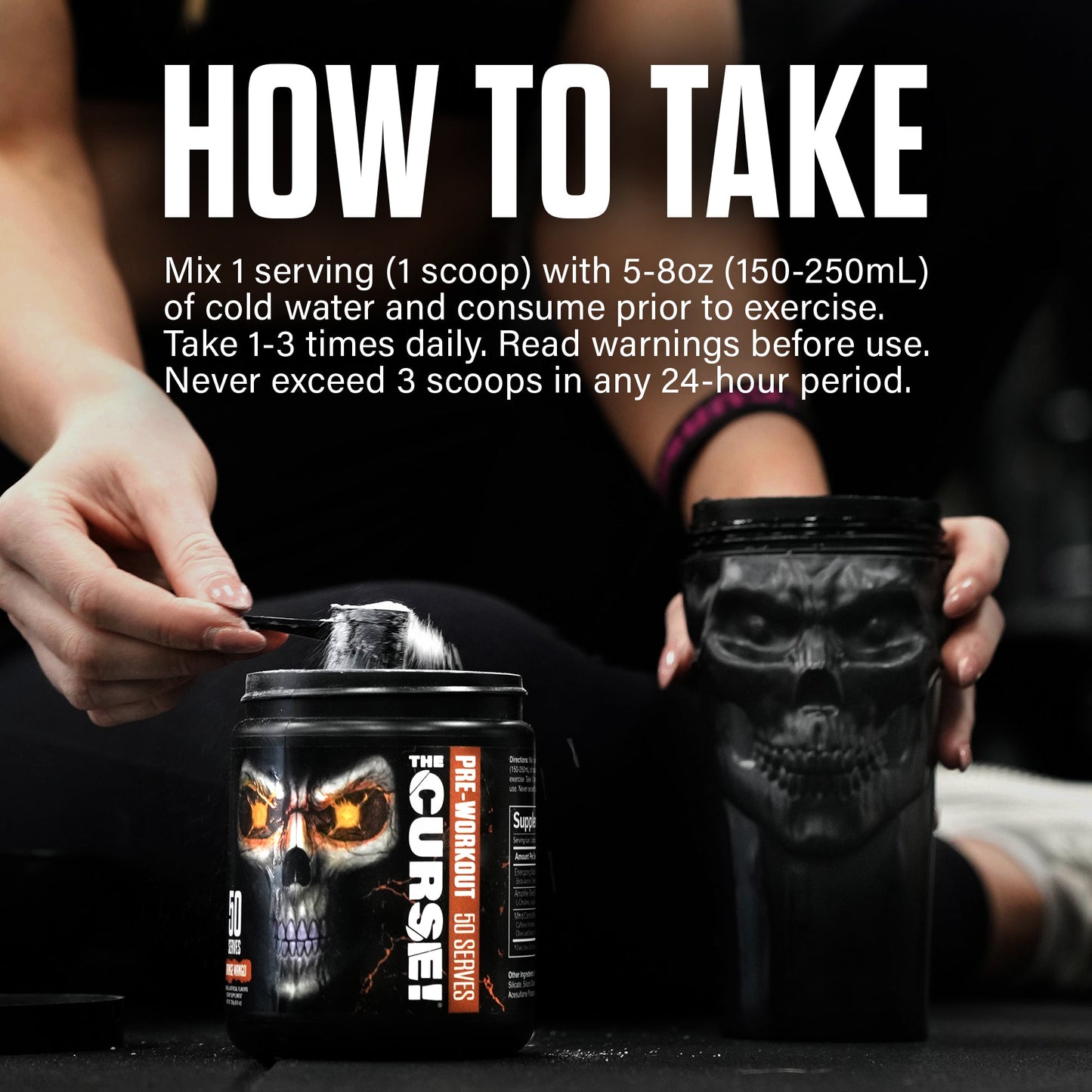 The Curse Pre Workout Energy Focus Strength Performance Booster