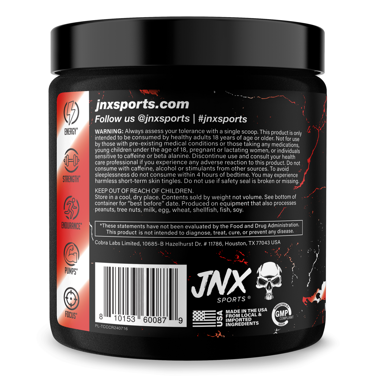 The Curse Pre Workout Energy Focus Strength Performance Booster