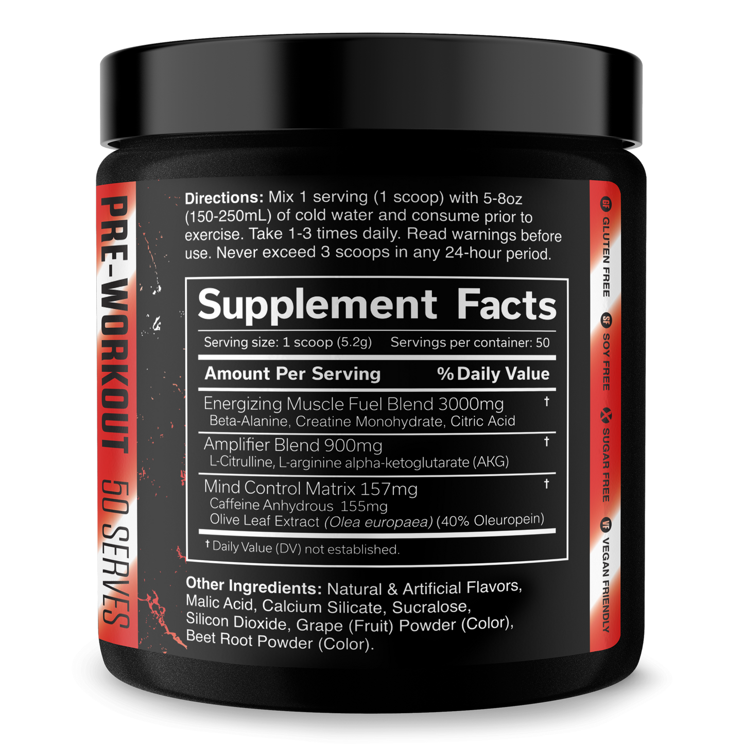 The Curse Pre Workout Energy Focus Strength Performance Booster