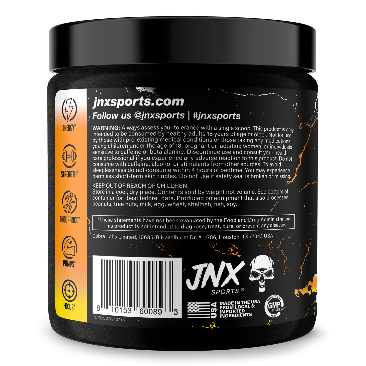 The Curse Pre Workout Energy Focus Strength Performance Booster