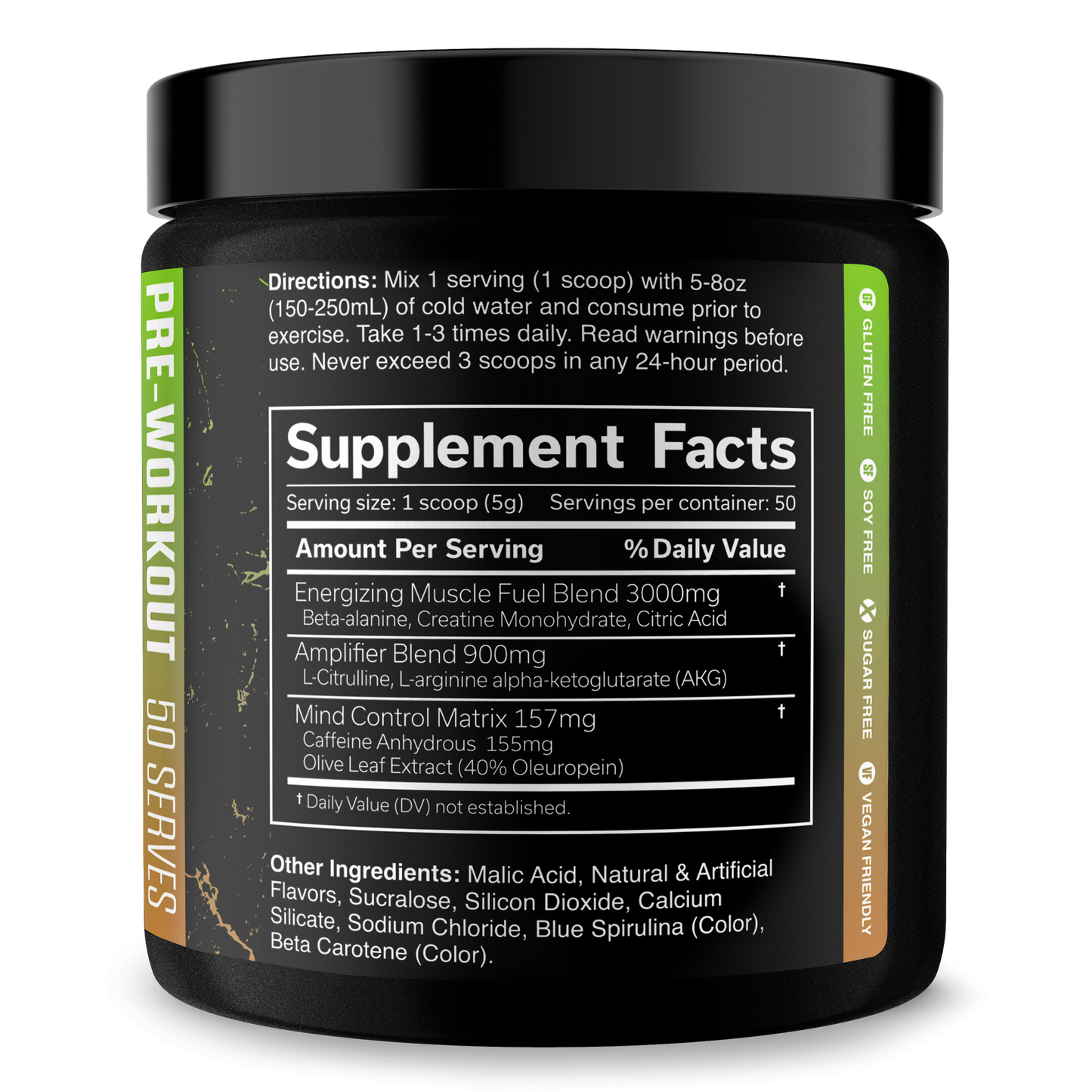 The Curse Pre Workout Energy Focus Strength Performance Booster