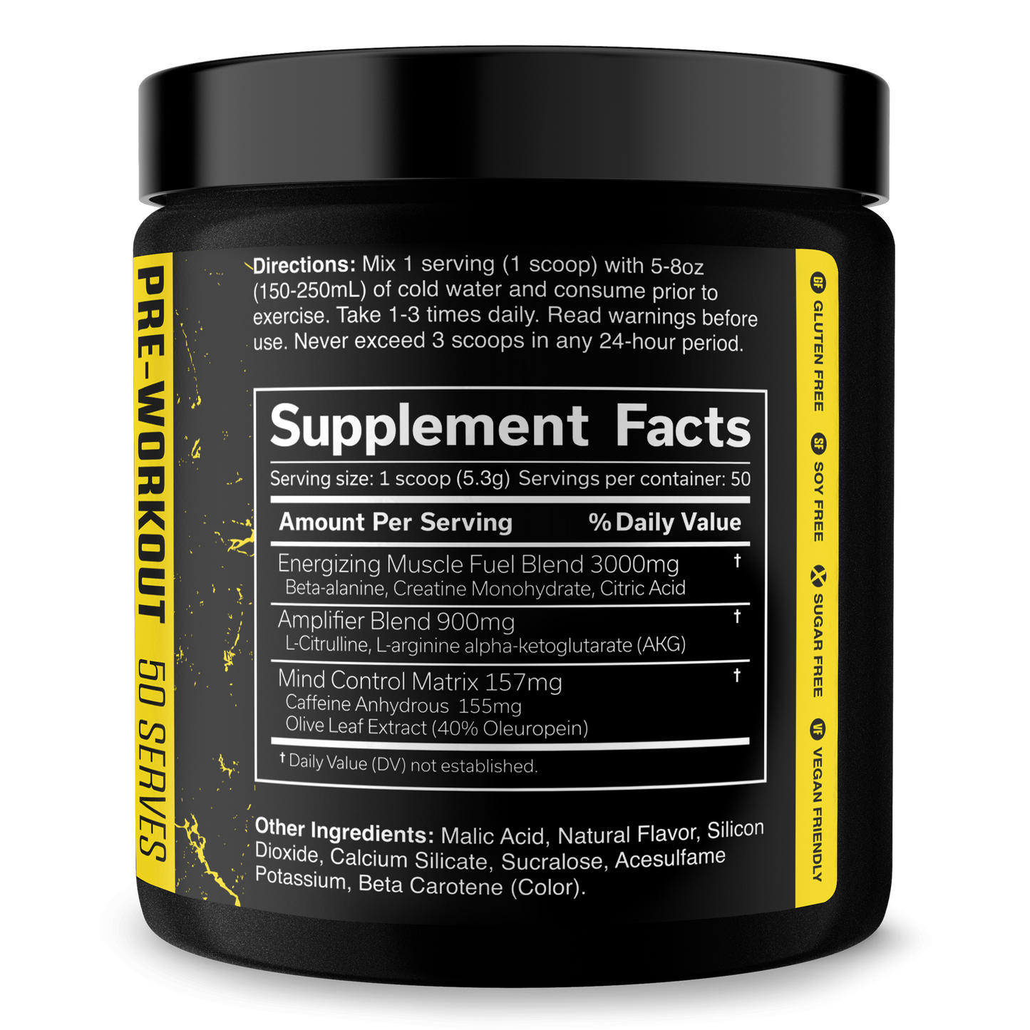 The Curse Pre Workout Energy Focus Strength Performance Booster