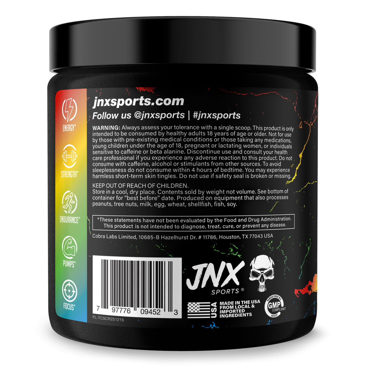 The Curse Pre Workout Energy Focus Strength Performance Booster