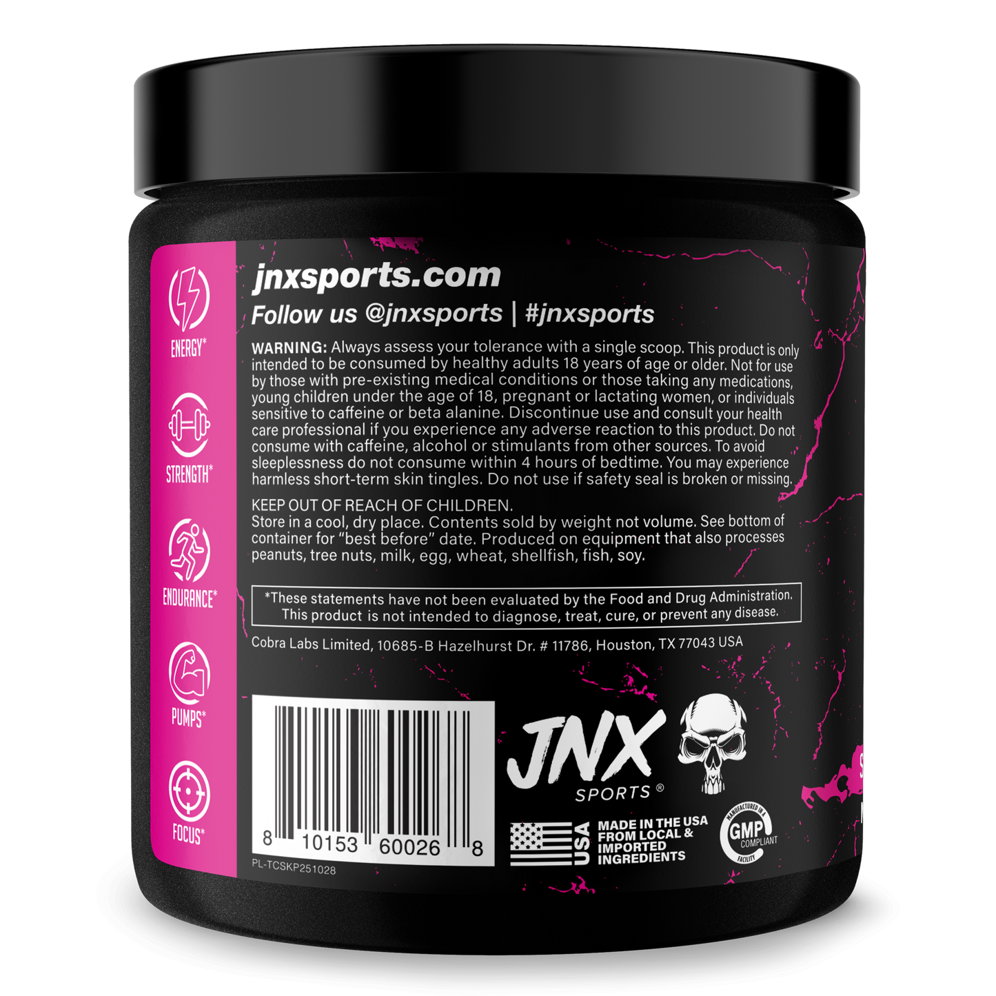The Curse Pre Workout Energy Focus Strength Performance Booster