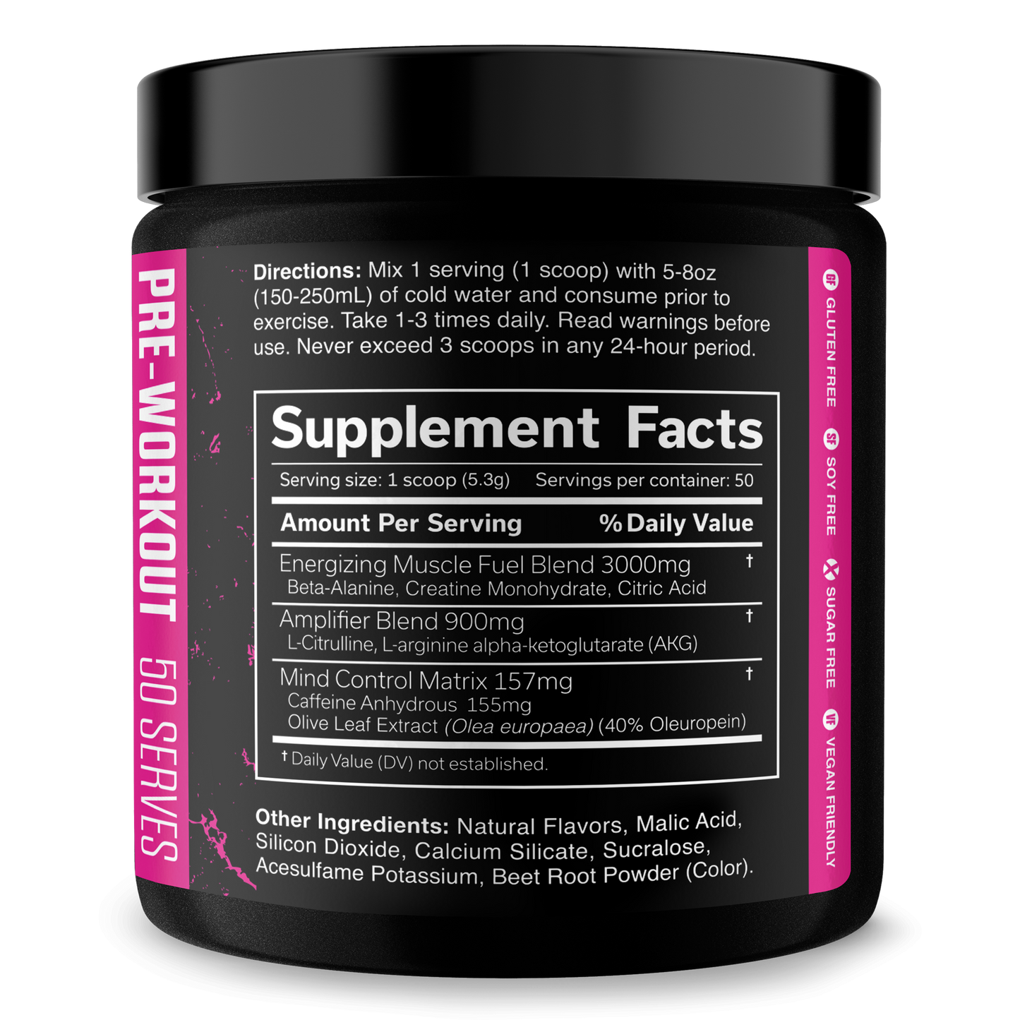 The Curse Pre Workout Energy Focus Strength Performance Booster