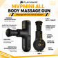 mini Percussion Massage System Vibration Silicone Heads Impact Control Device