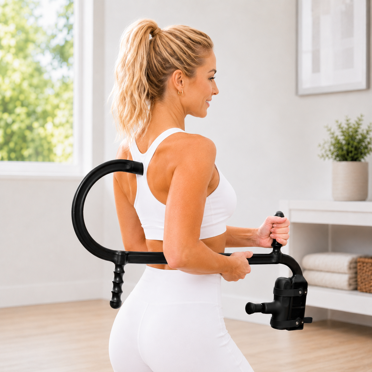 mini Percussion Massage System Vibration Silicone Heads Impact Control Device