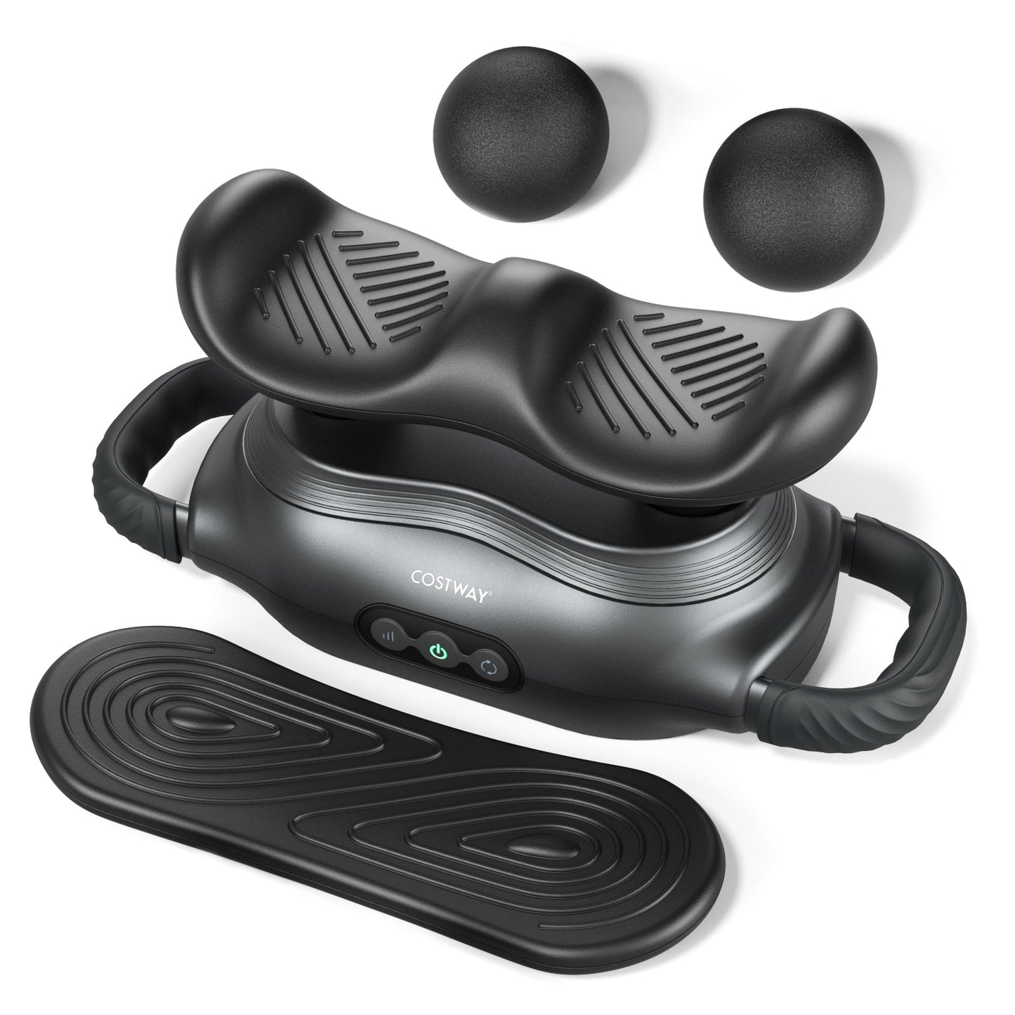 Deep Tissue Massage Gun with 3 Heads 3 Modes Black