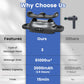 Deep Tissue Massage Gun with 3 Heads 3 Modes Black