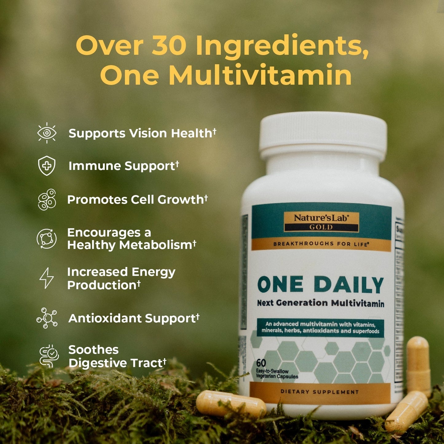 Nature’s Lab Gold One Daily Multivitamin Complete Nutrition Formula