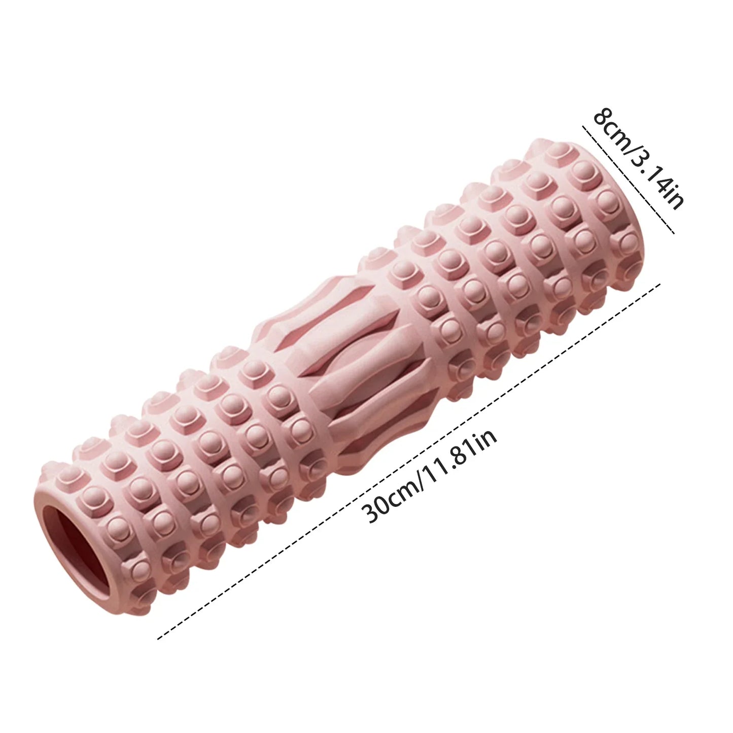 MuscleFlex Foam Roller Stretch Recovery Portable Fitness Massage Tool