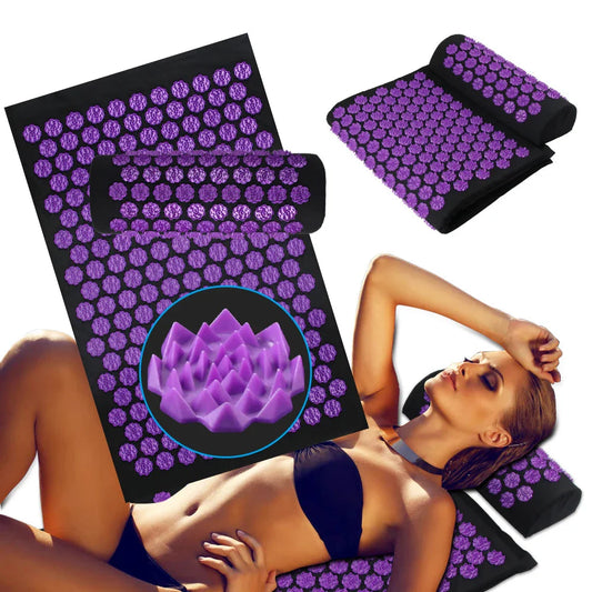 Acupressure Yoga Mat Kuznetsov Spiked Cushion Pain Relief Therapy