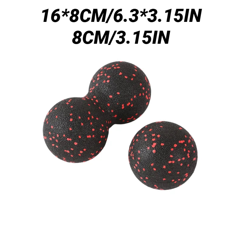 Yoga Peanut Massage Ball Set Fascia Muscle Release Therapy Kit