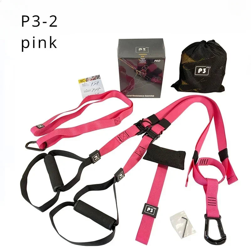 Adjustable Suspension Training Belt Multi-Purpose Strength Workout System
