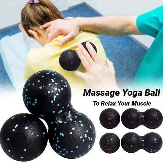 Yoga Peanut Massage Ball Set Fascia Muscle Release Therapy Kit