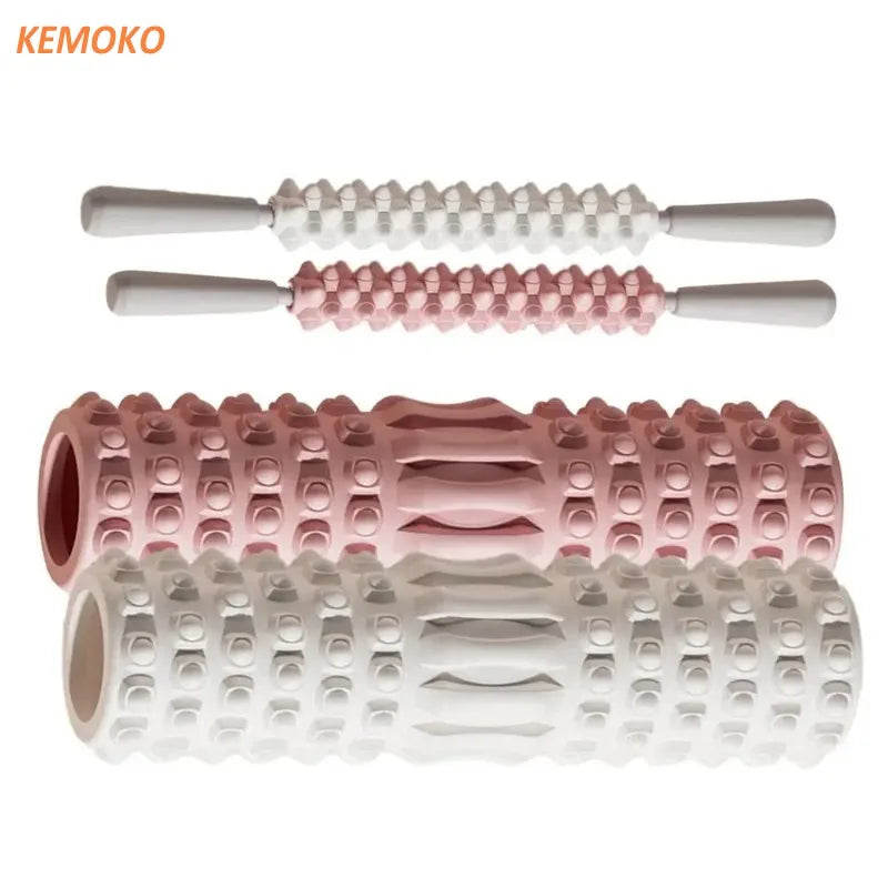 MuscleFlex Foam Roller Stretch Recovery Portable Fitness Massage Tool