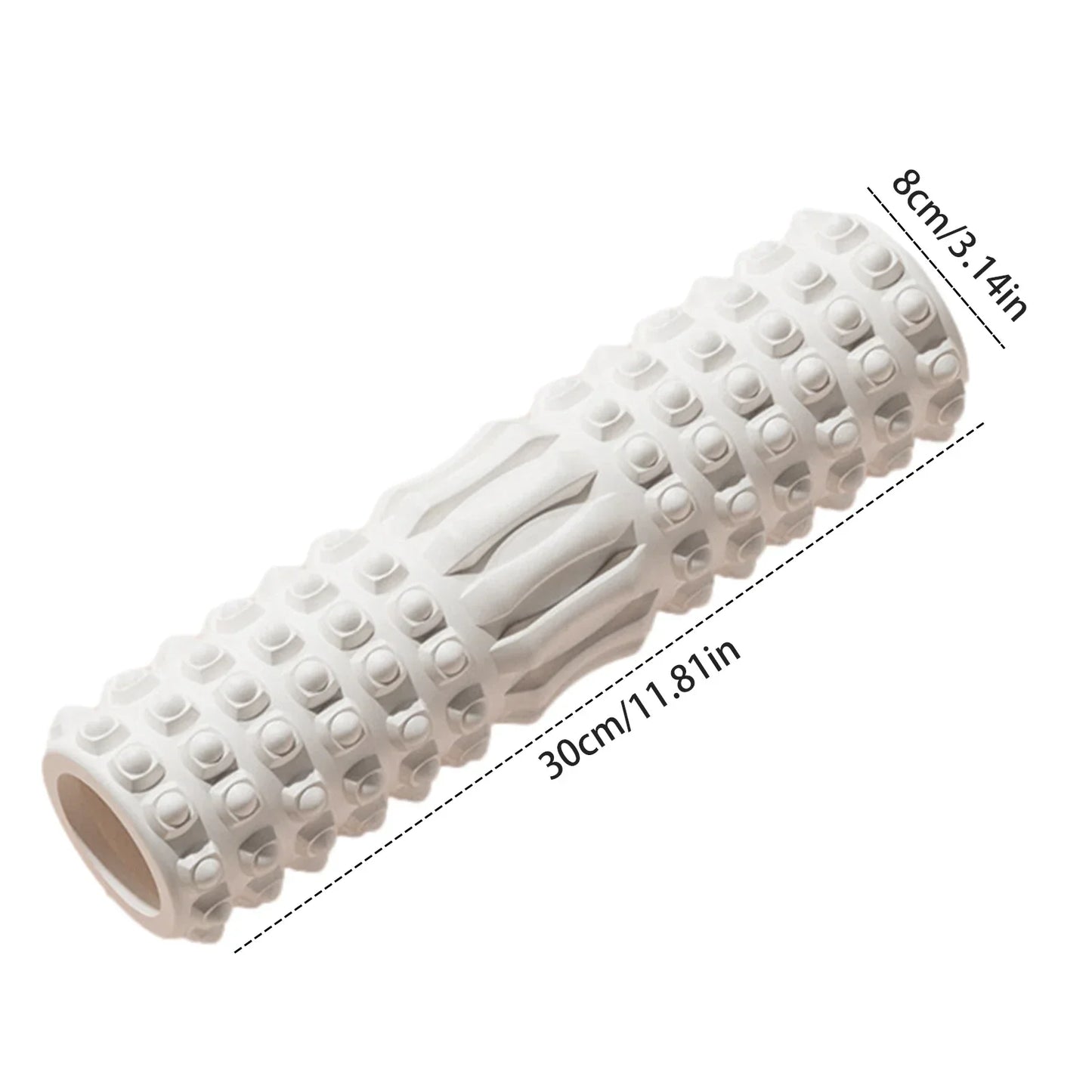 MuscleFlex Foam Roller Stretch Recovery Portable Fitness Massage Tool